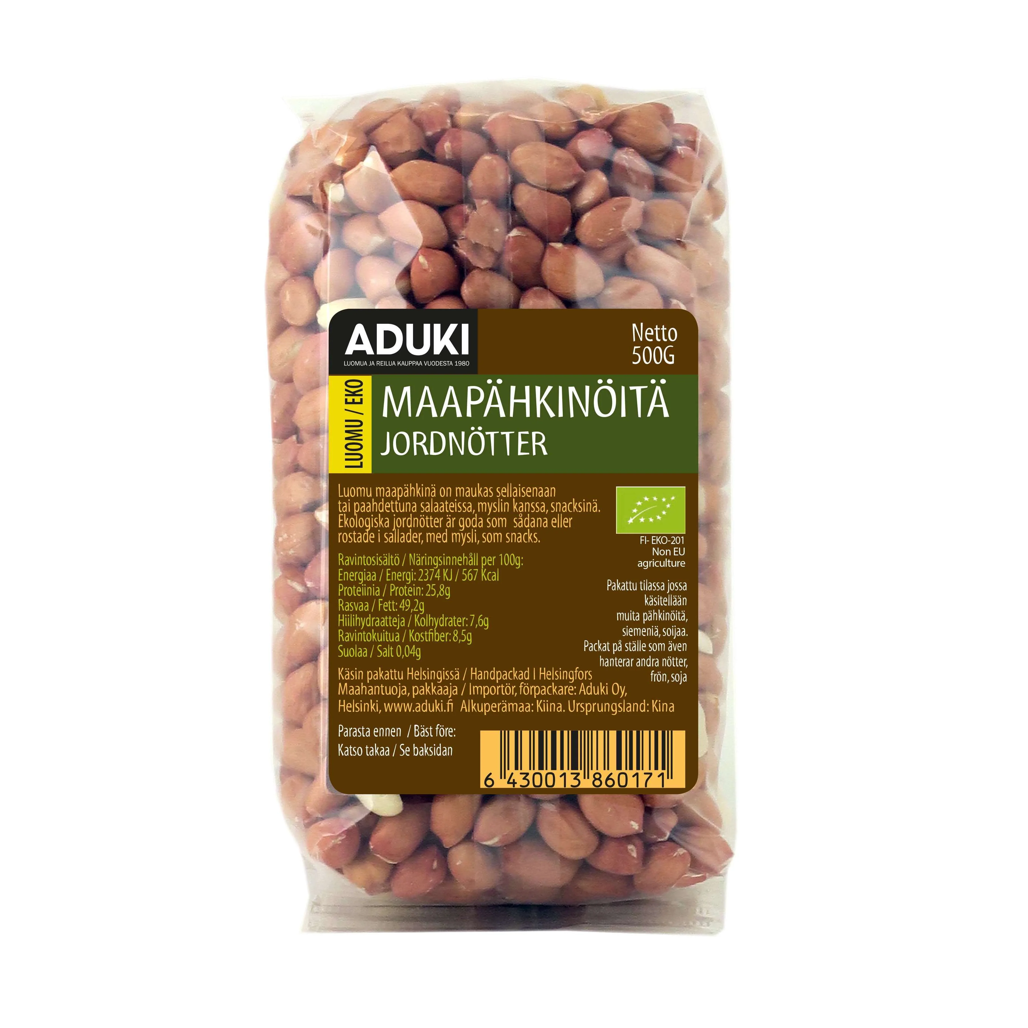 Aduki Luomu Maapähkinä