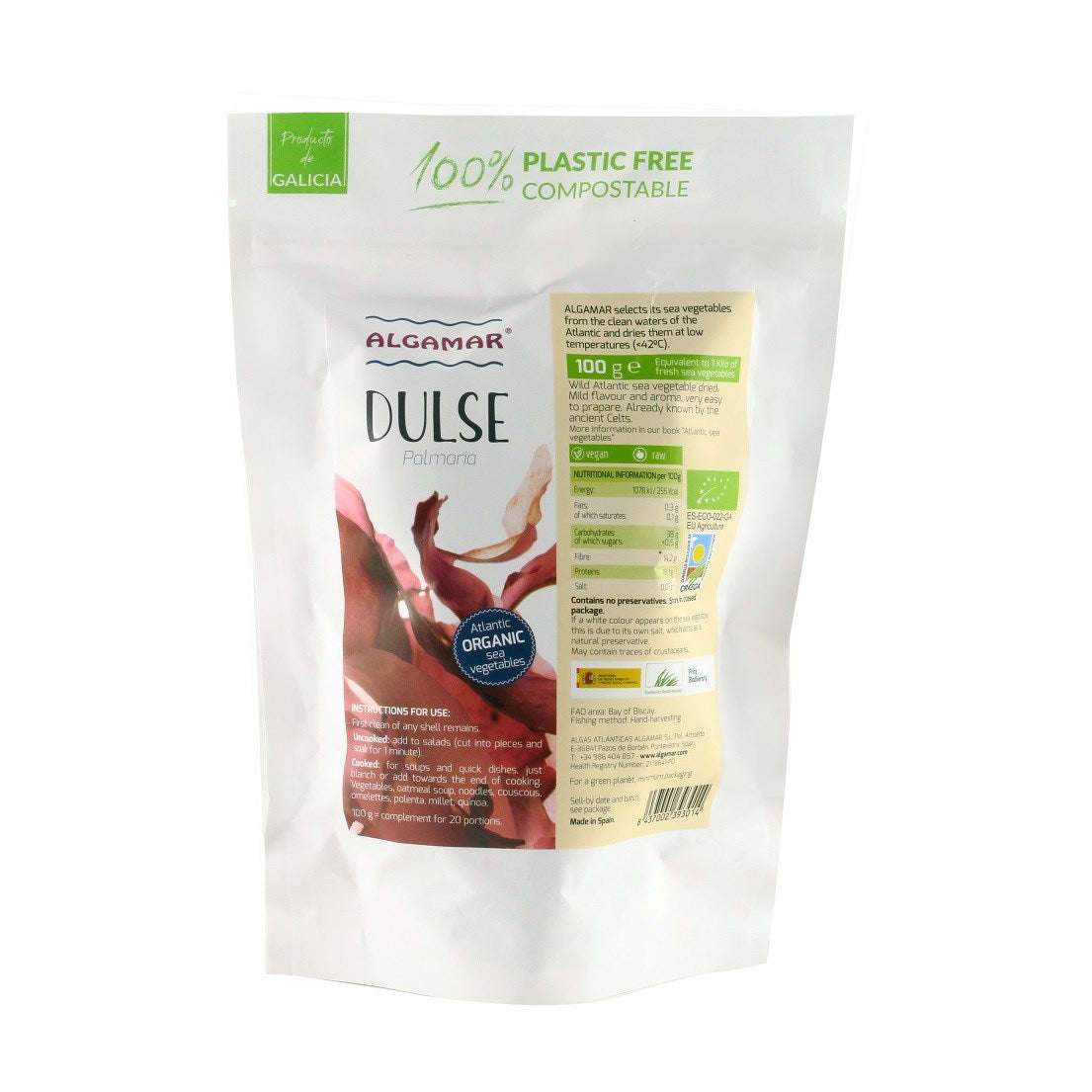 Algamar Luomu Dulse Merilevä