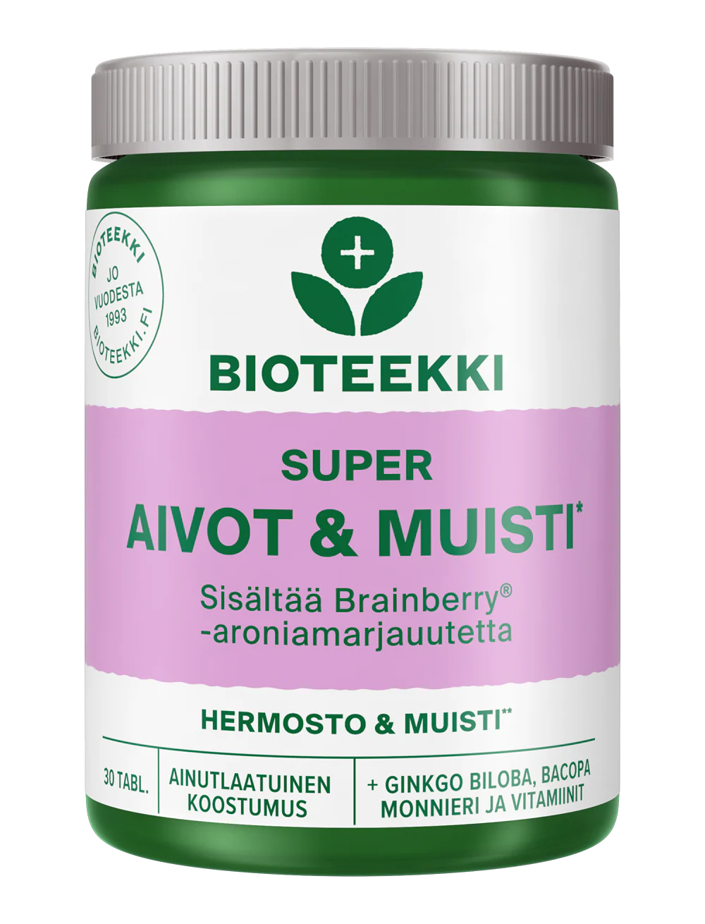 Bioteekki Super Aivot & Muisti  (Parasta ennen 31.05.2026)