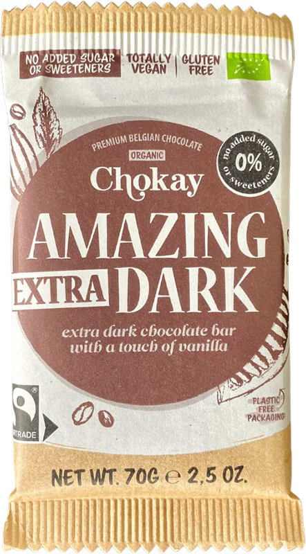 Chokay Luomu Tumma Suklaa 65 %