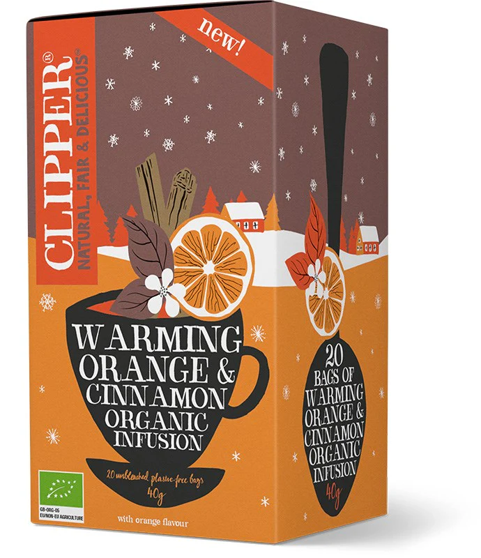 Clipper Luomu Appelsiini-Kaneliyrttitee