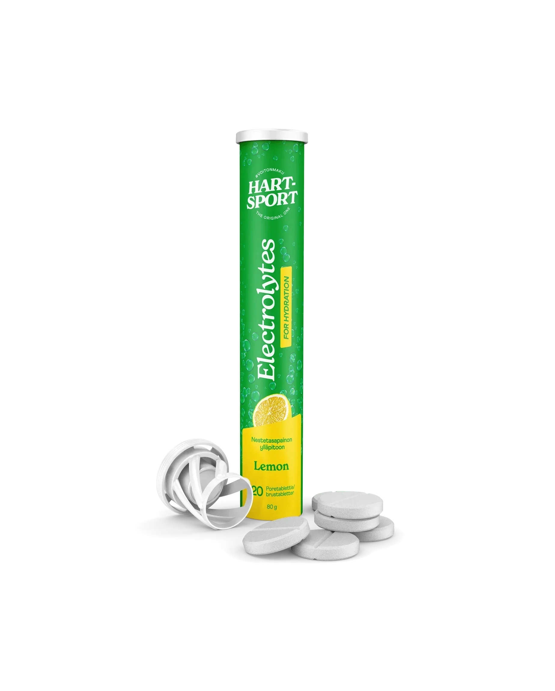 Hart-Sport Electrolytes Poretabletti Sitruuna - 3-pack (Parasta ennen 31.03.2026)