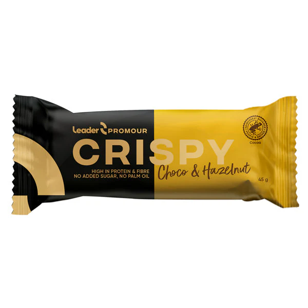 Leader Promour Crispy Chocolate & Hazelnut  (Parasta ennen 09.04.2026)