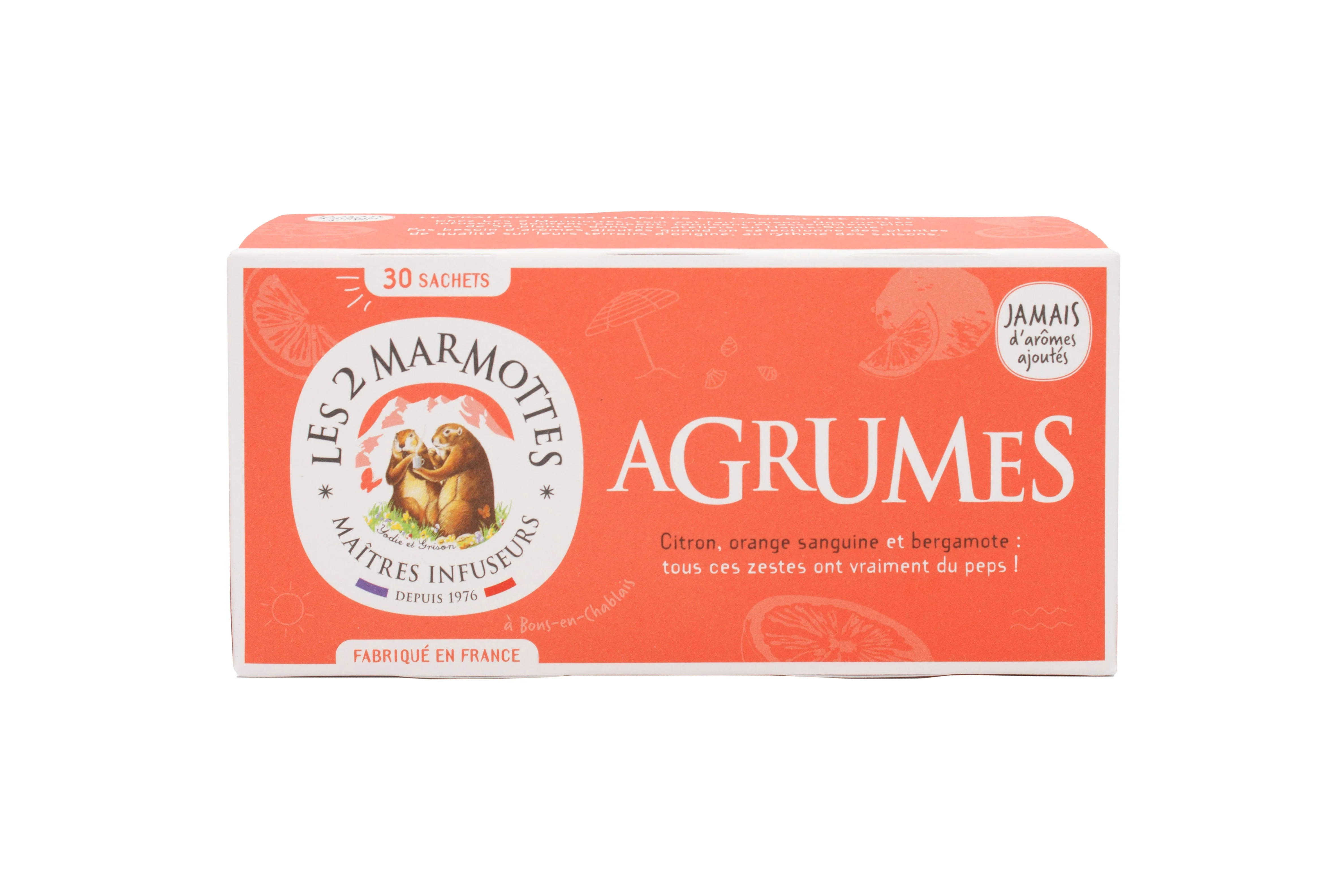 Les 2 Marmottes Agrumes Yrttitee (Parasta ennen 31.05.2026)