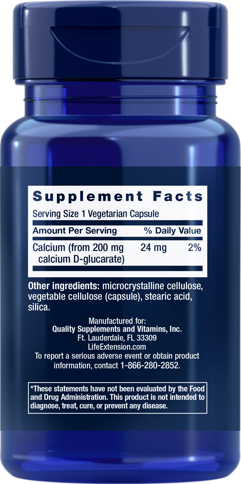 Life Extension Calcium D-Glucarate - Image 2