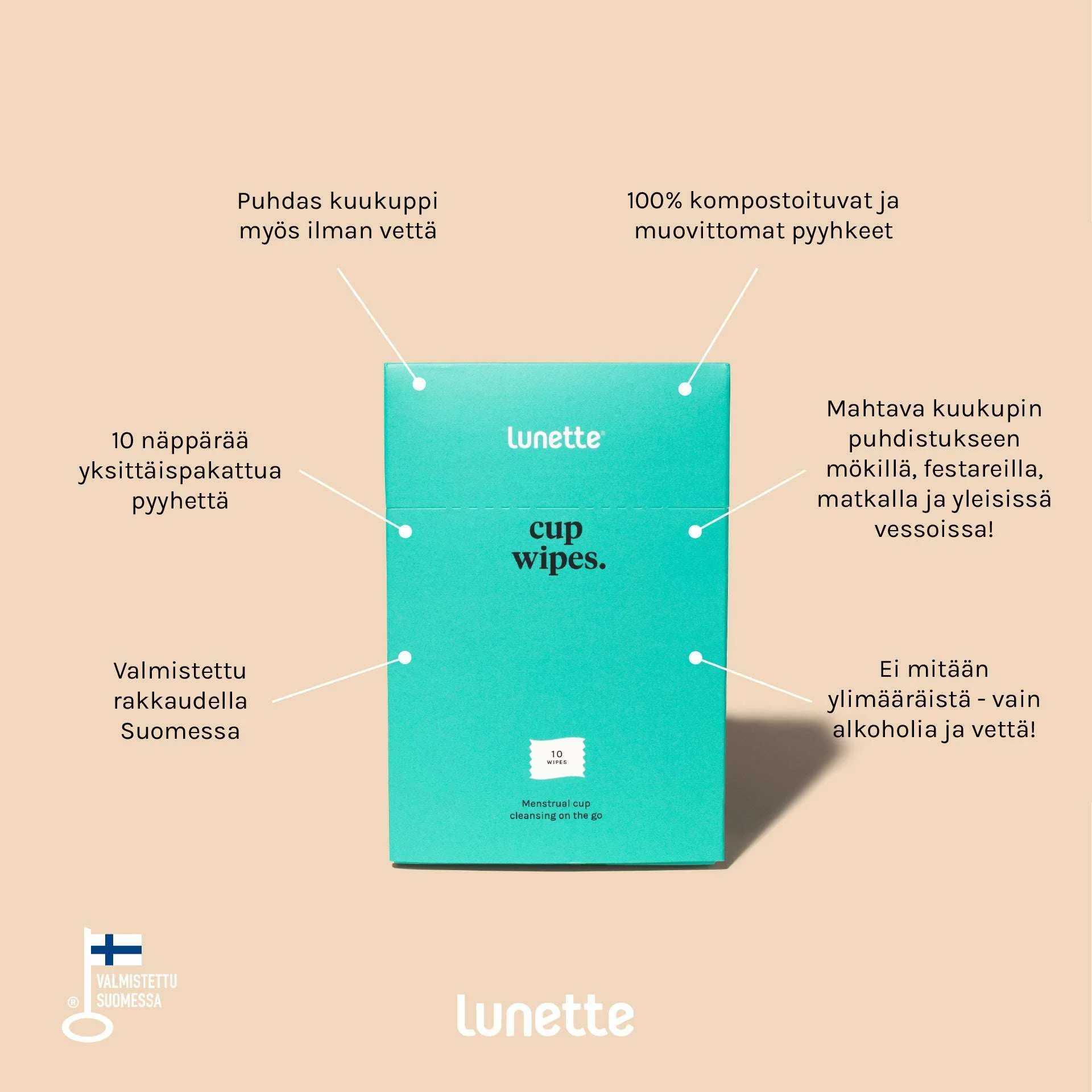 Lunette Puhdistuspyyhkeet - Image 2