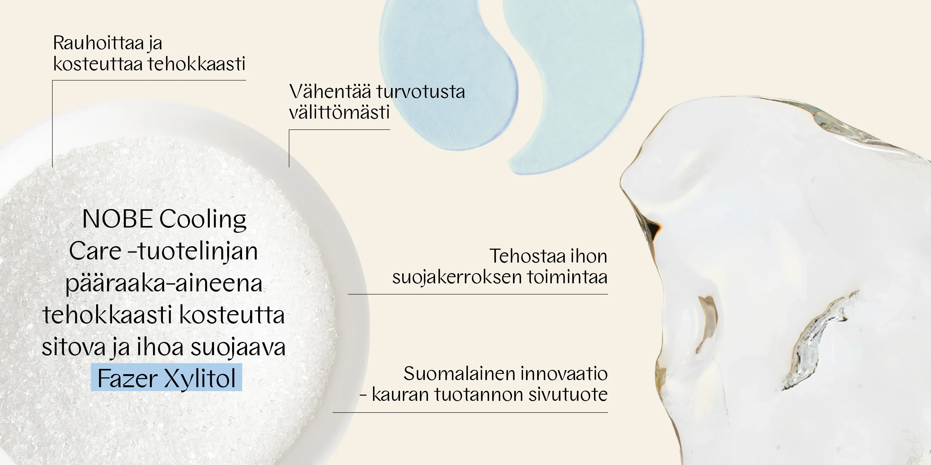 NOBE Cooling Care Reviving Hydrogel Mask - Image 3