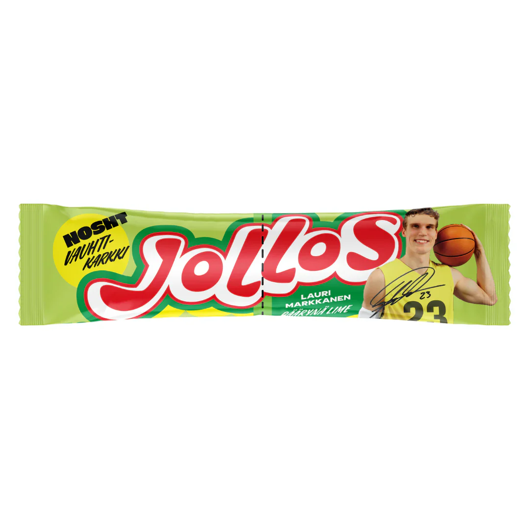 Nosht Jollos Vauhtikarkki Lauri Markkanen Päärynä Lime