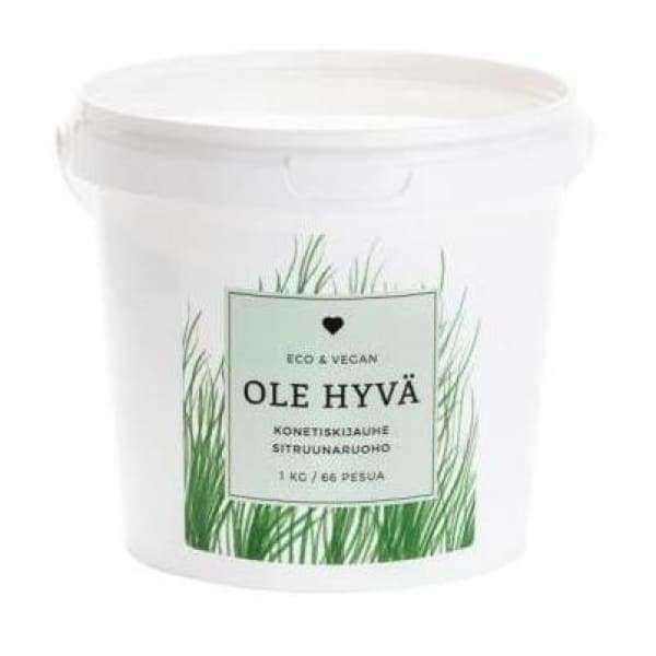 Ole Hyvä Konetiskijauhe Sitruunaruoho