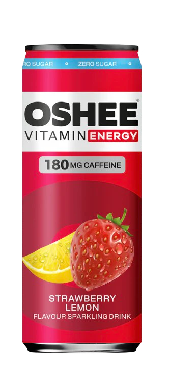 OSHEE Energy Drink Strawberry & Lemon Zero