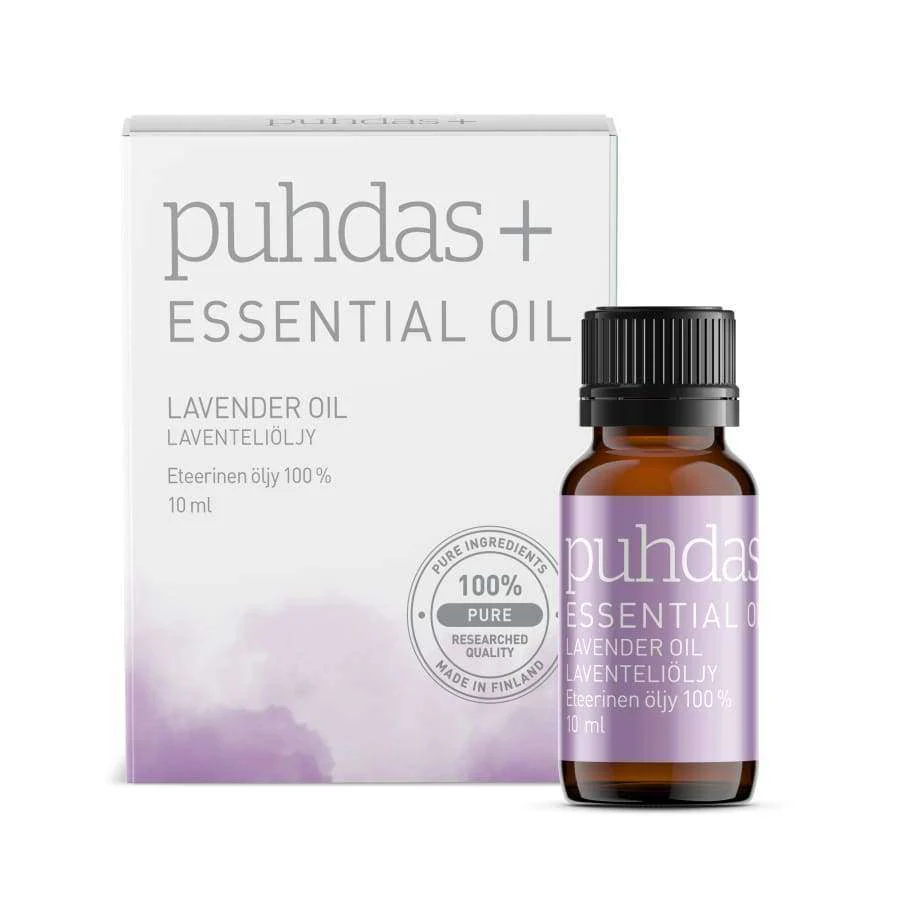 Puhdas Aroma Diffuser & Eteerinen Laventeliöljy Lahjapakkaus - Image 3