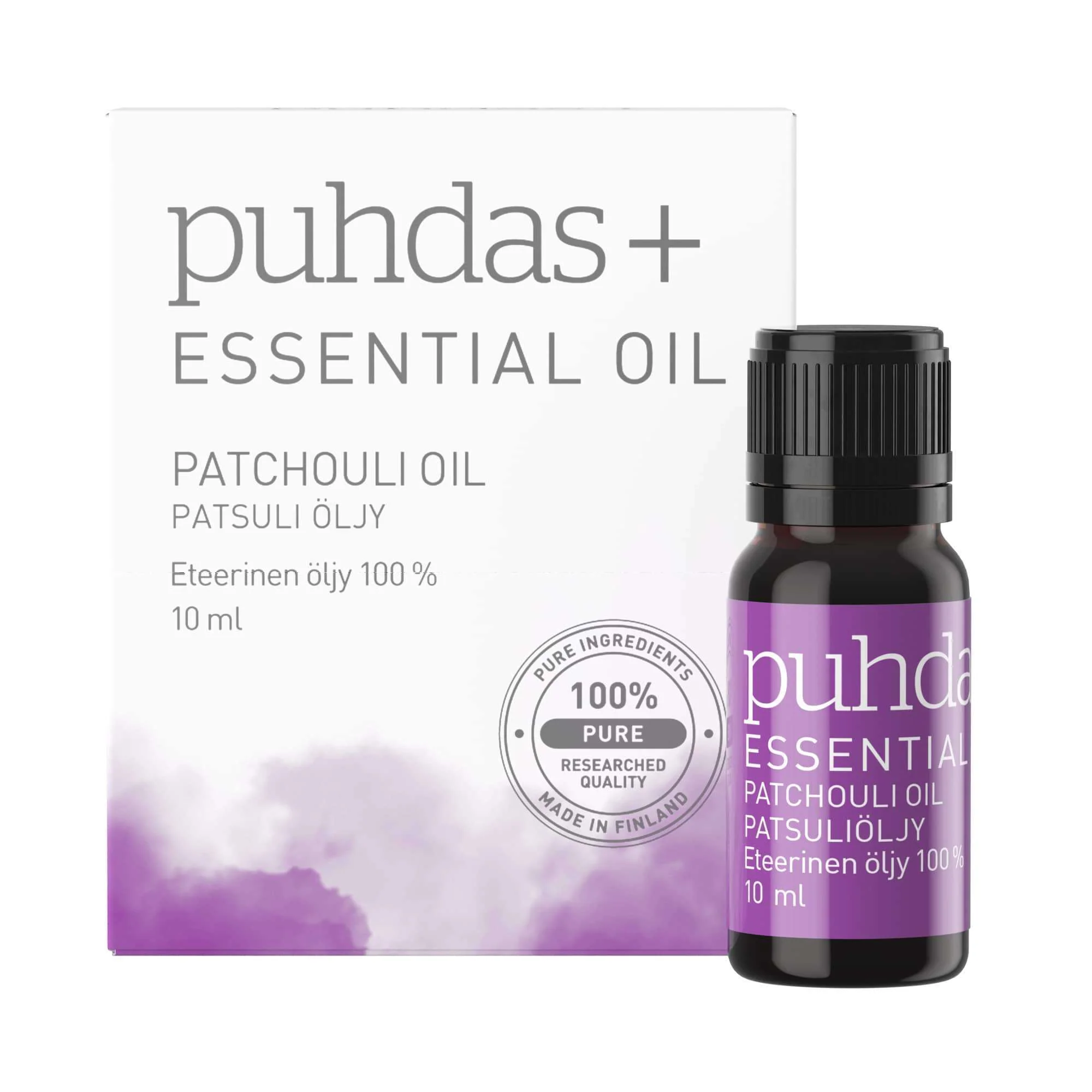 Puhdas+ Eteerinen Patsuliöljy