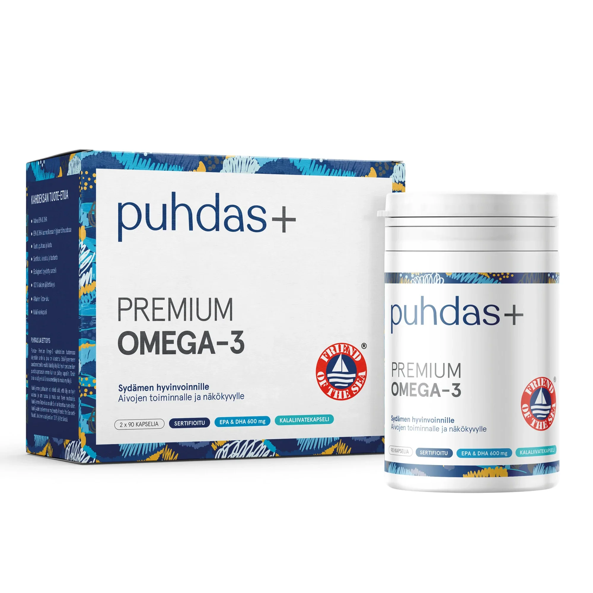 Puhdas+ Premium Omega-3 -kapselit - Image 3