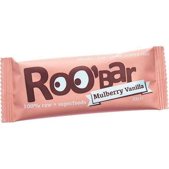 Roobar Luomu Mulperi & Vanilja Raakapatukka  (Parasta ennen 01.06.2026)