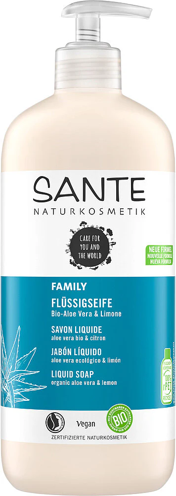 Sante Family Nestesaippua Aloe Vera & Lime