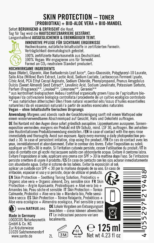 Sante Skin Protection Kasvovesi - Image 2