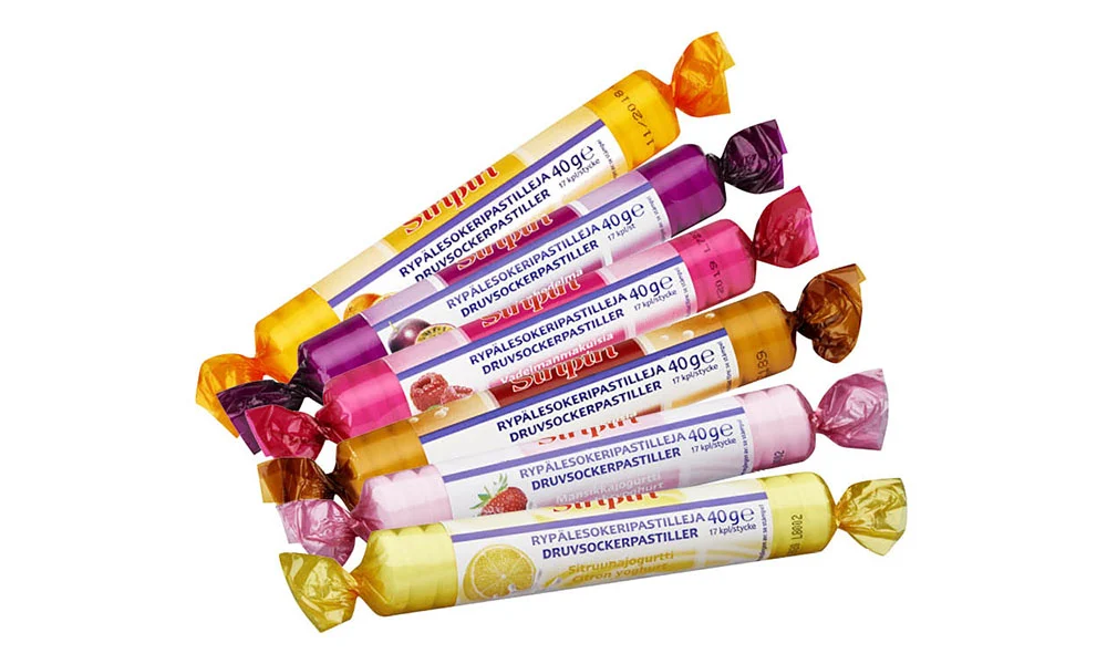 Siripiri Glukoosipastilli Vadelma - Image 2