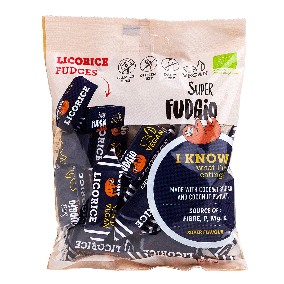 Superfudgio Luomu Lakritsifudge