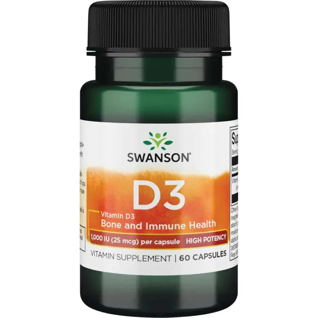 Swanson Vitamin D3 25 mikrog