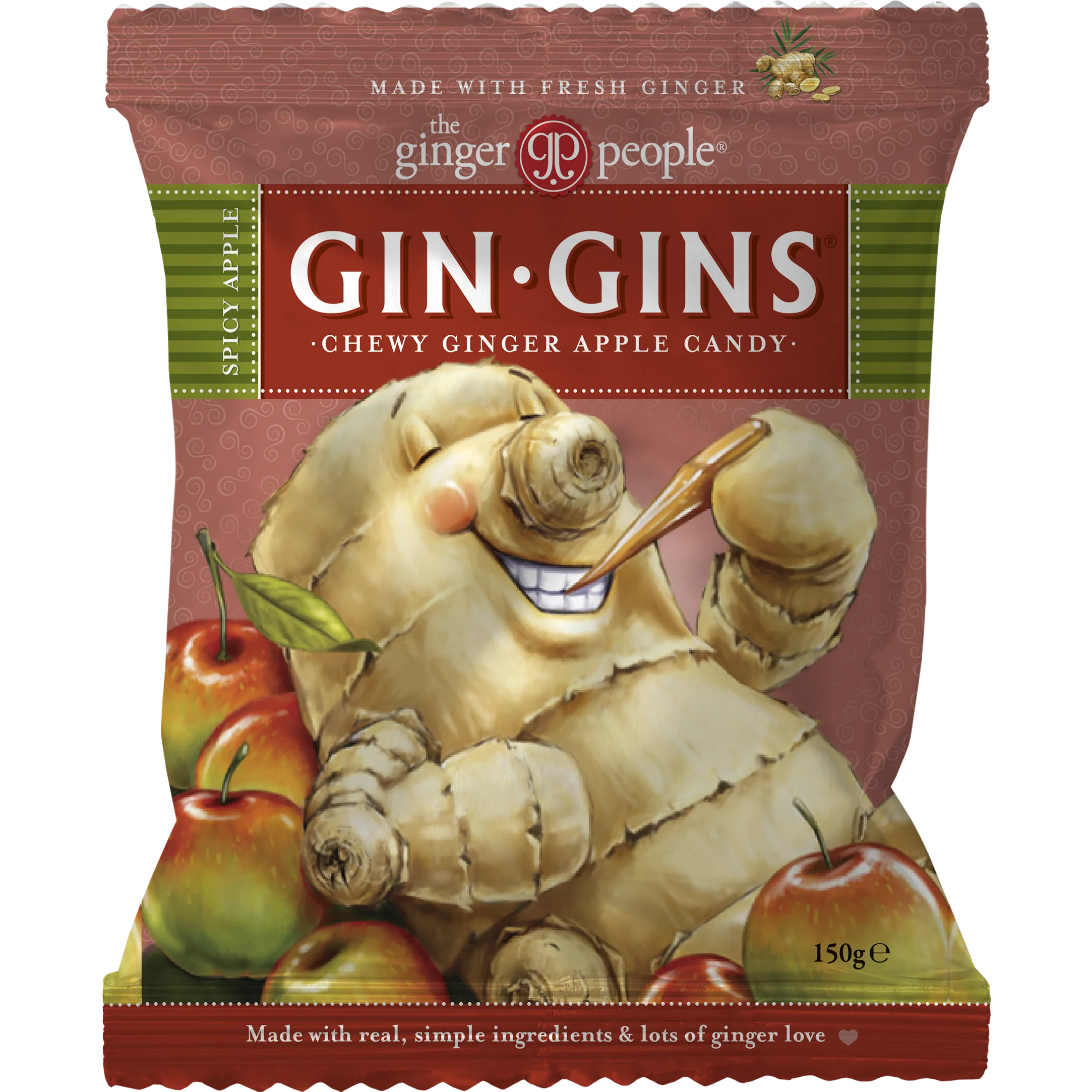 The Ginger People Gin Gins Chewy Ginger Apple