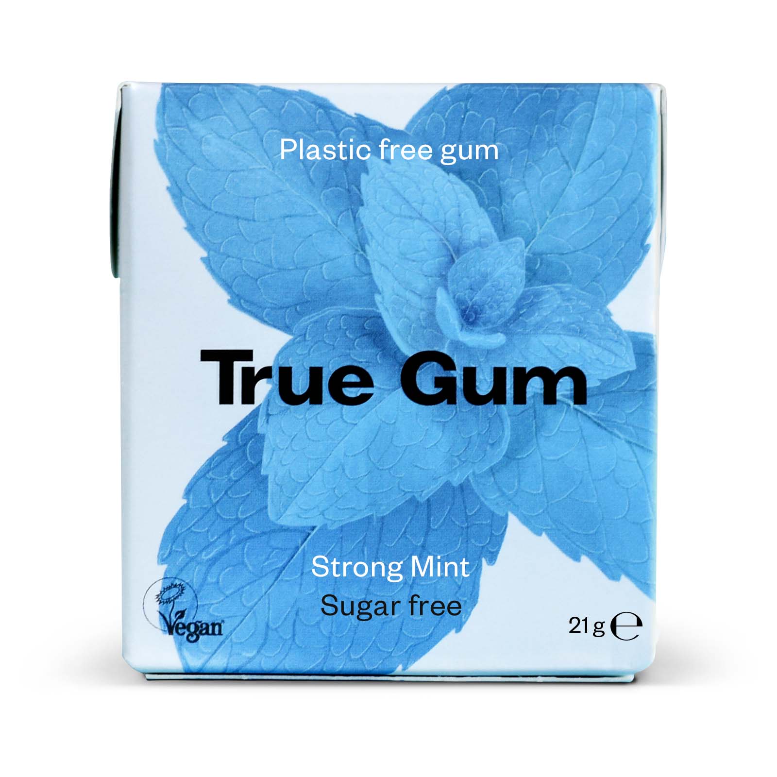 True Gum Luonnollinen Ksylitolipurukumi Vahva Minttu