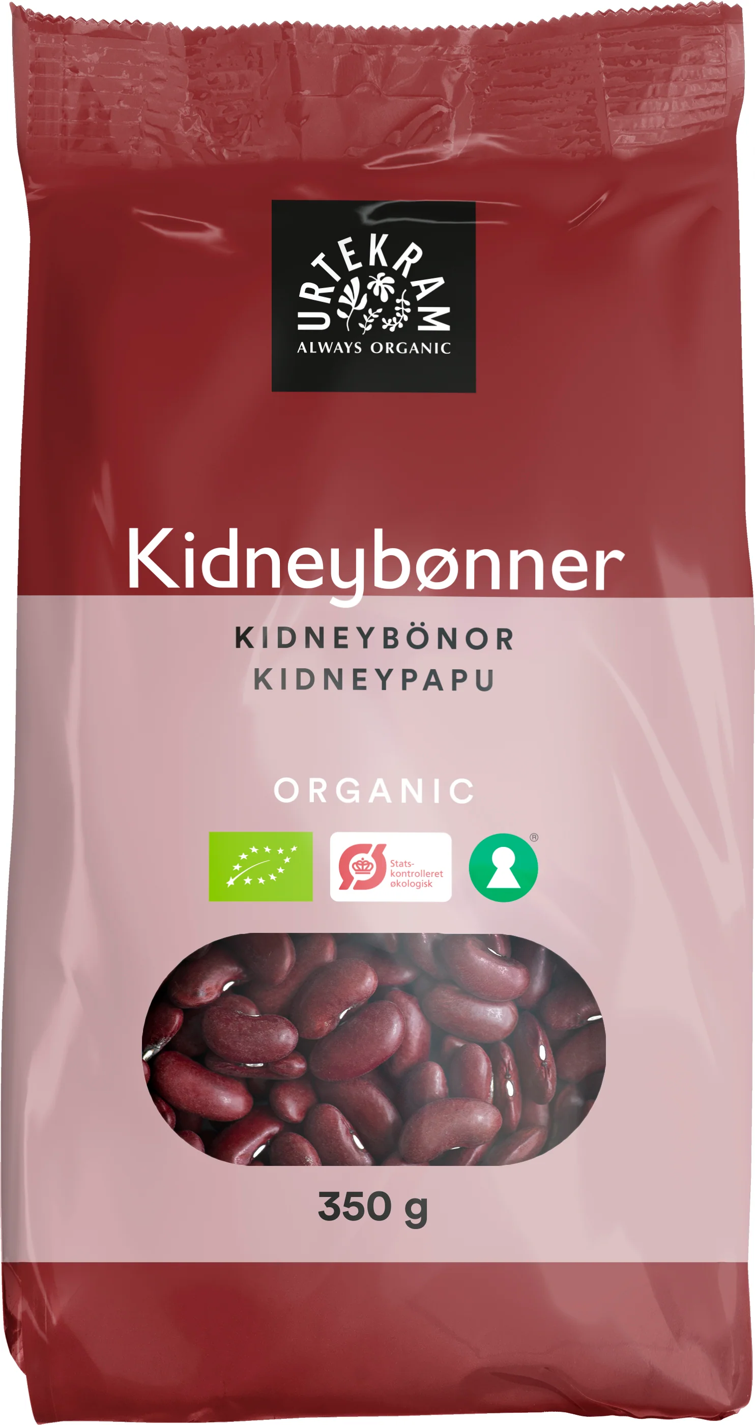 Urtekram Luomu Punainen Kidneypapu