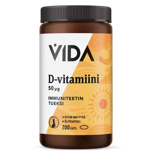 Vida D-vitamiini 50 mikrog