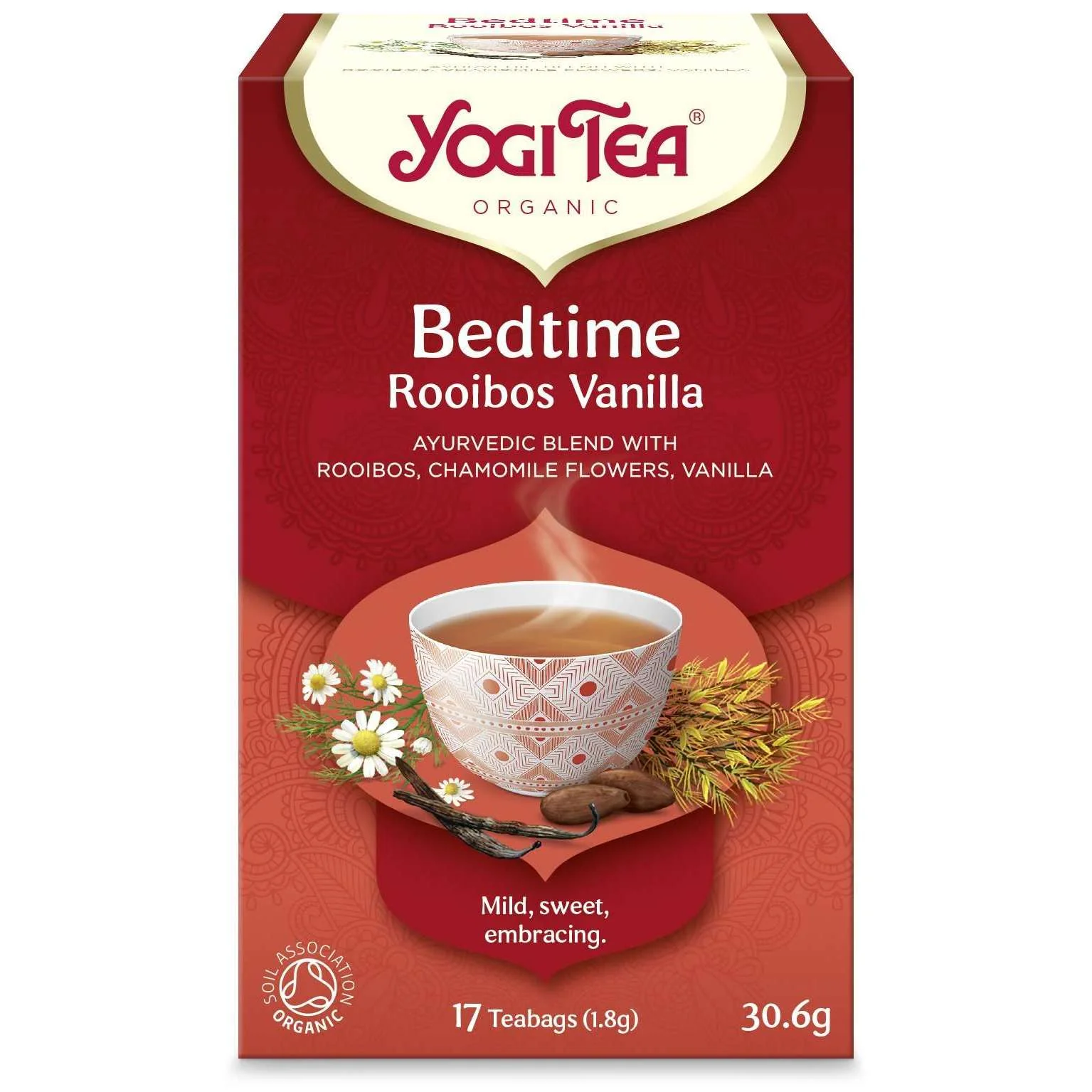 YogiTea Luomu Bedtime Rooibos Vanilja